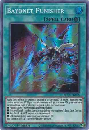 Yu-Gi-Oh! Bayonet Punisher - BODE-EN098 - Super Rare - 1st Edition