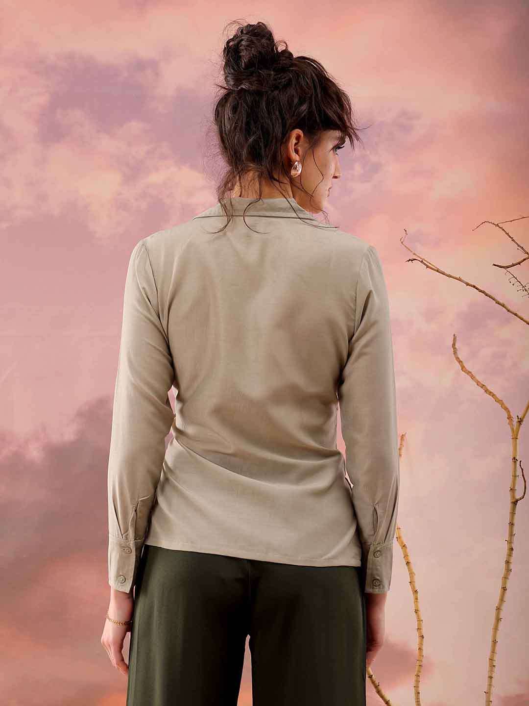Freehand by The Indian Garage Co Women Solid Top - view 3