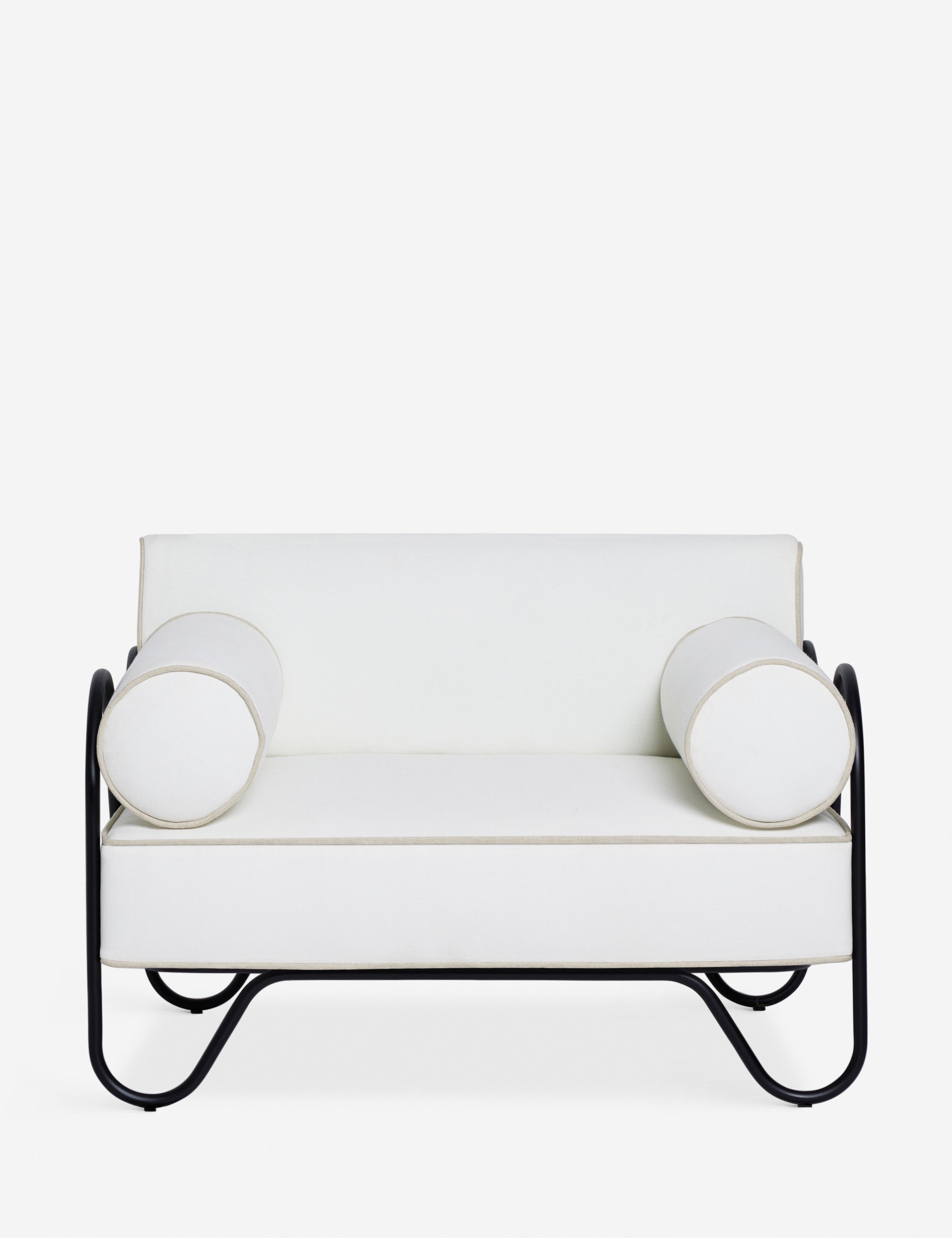 Lulu and Georgia Peggy Outdoor Accent Chair Cushion by Sarah Sherman Samuel