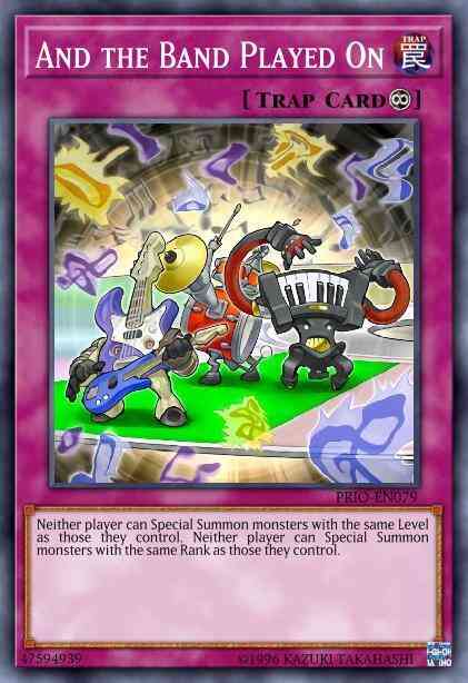 Yu-Gi-Oh! And the Band Played On - PRIO-EN079 - Common - 1st Edition