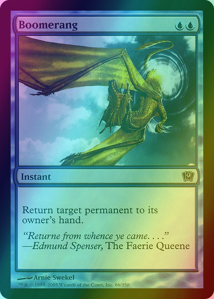 Boomerang 66x ninth – Magic Boomerang [66x] [Ninth Edition] [Foil]