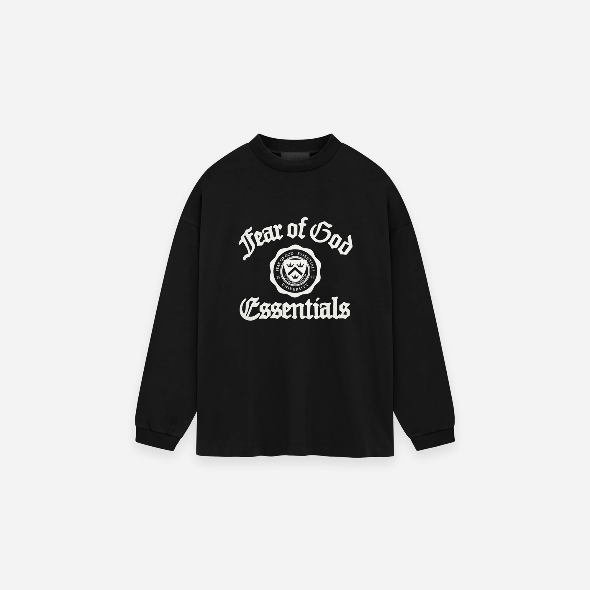 Fear Of God Essentials SS25 Heavy Longsleeve Tee Black