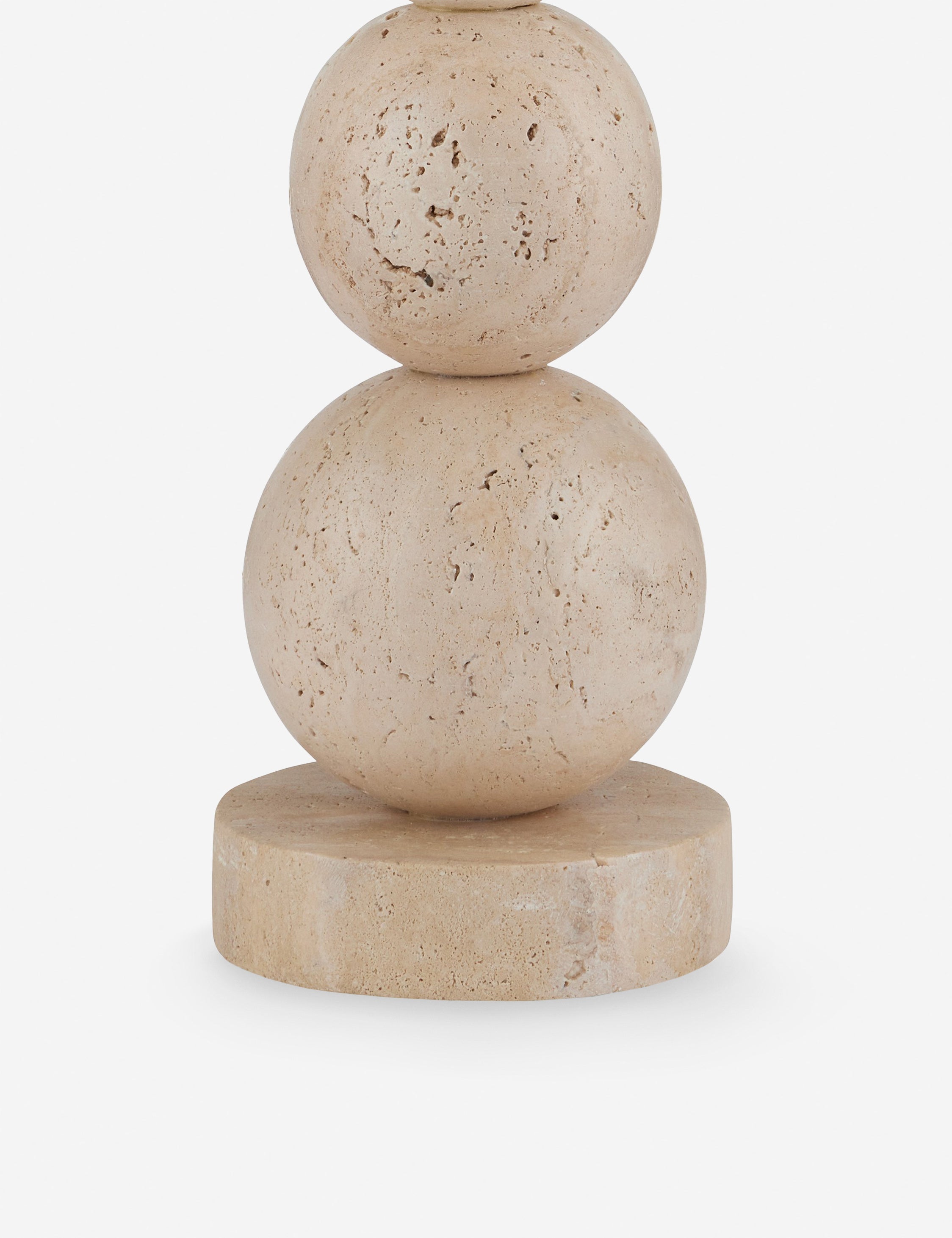 Lulu and Georgia Clemma Table Lamp – Natural Travertine - view 4