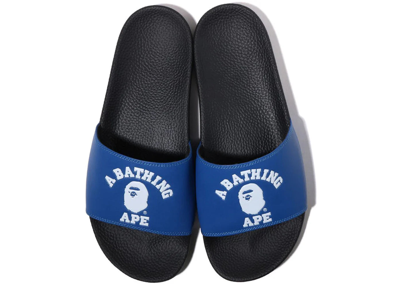 Bape A Bathing Ape College Slide Sandal Online Exclusive Blue (2022)