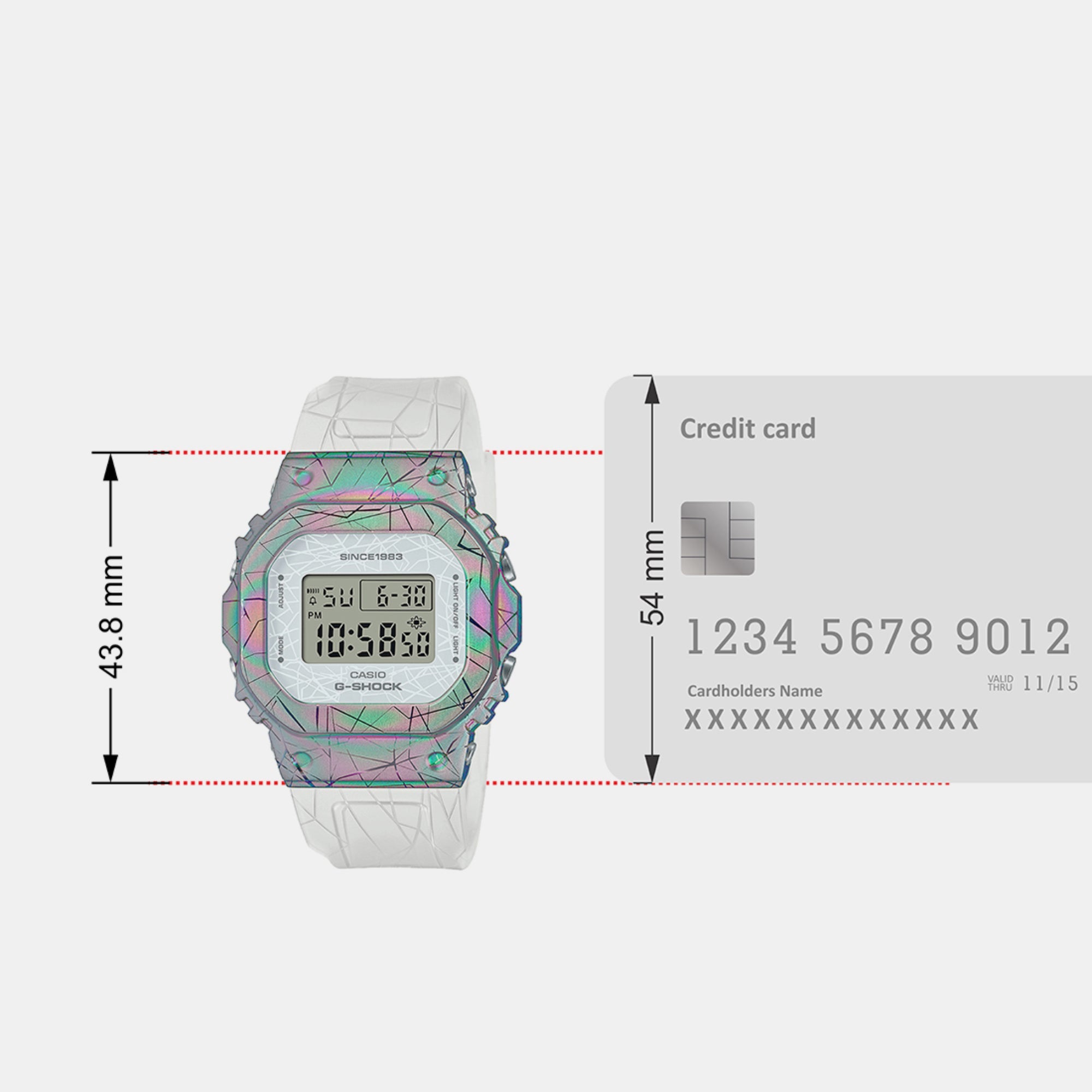 Casio G-Shock Women Processor White Dial Digital Resin Watch G1359 - view 6