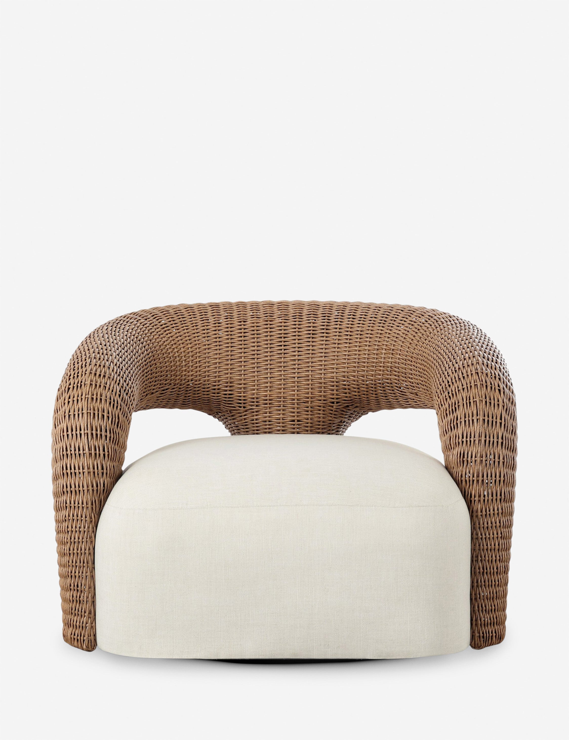 Lulu and Georgia Hampton Outdoor Swivel Chair