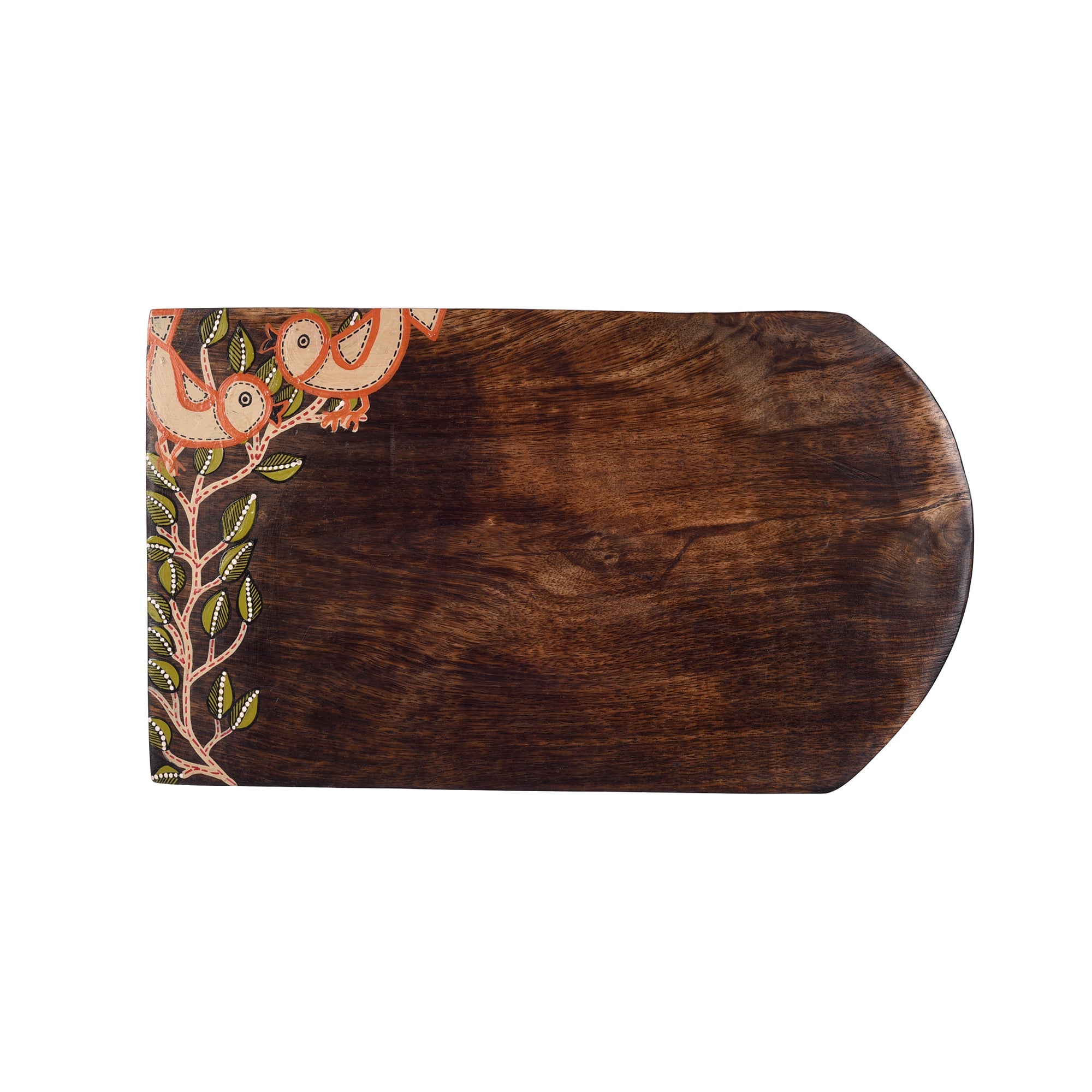ART CREATIONS BY SUMAN SONTHALIA Birds of Love Curved Name Plate for Home (With Name) - view 3