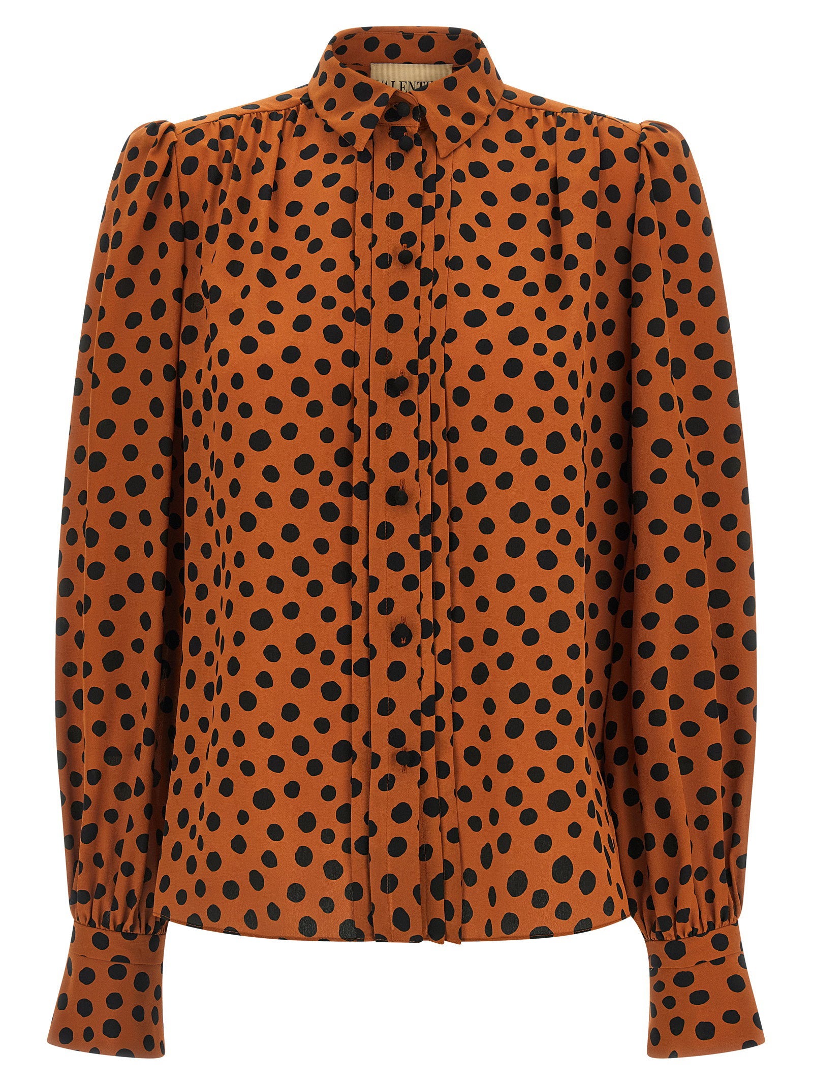 Valentino Garavani Polka Dot Print Shirt – 100% silk