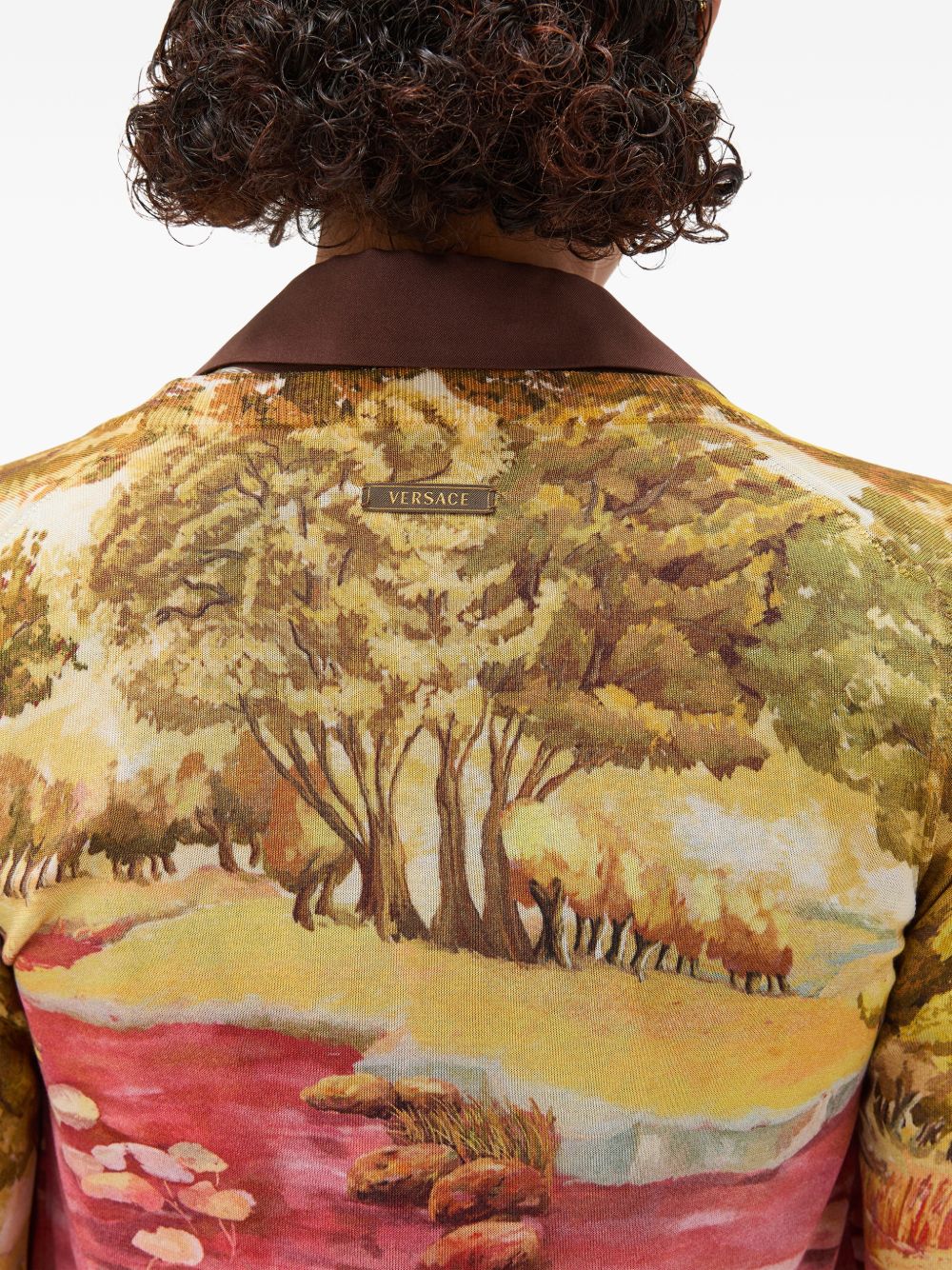 Versace IT Printed silk cardigan – Silk 100% - view 2