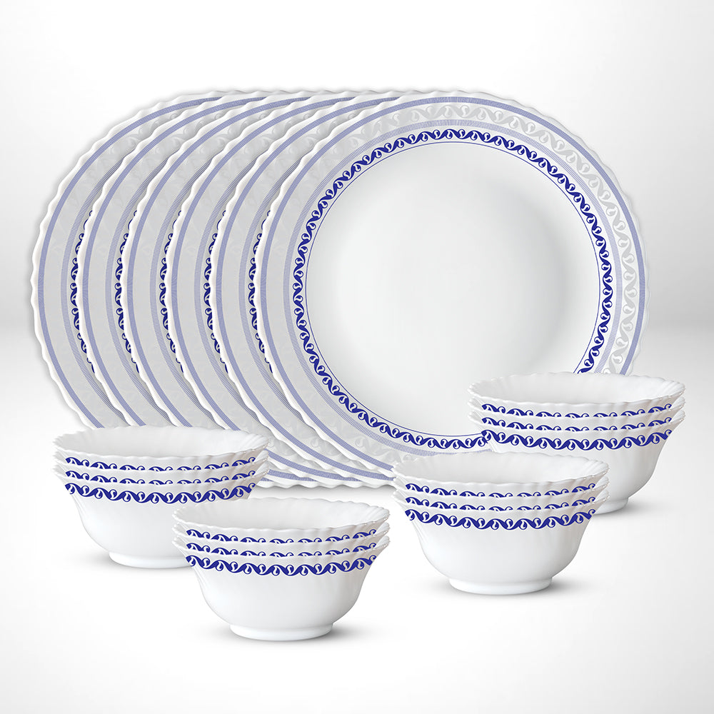 My Borosil Larah by Borosil Jazzblue Thali Set
