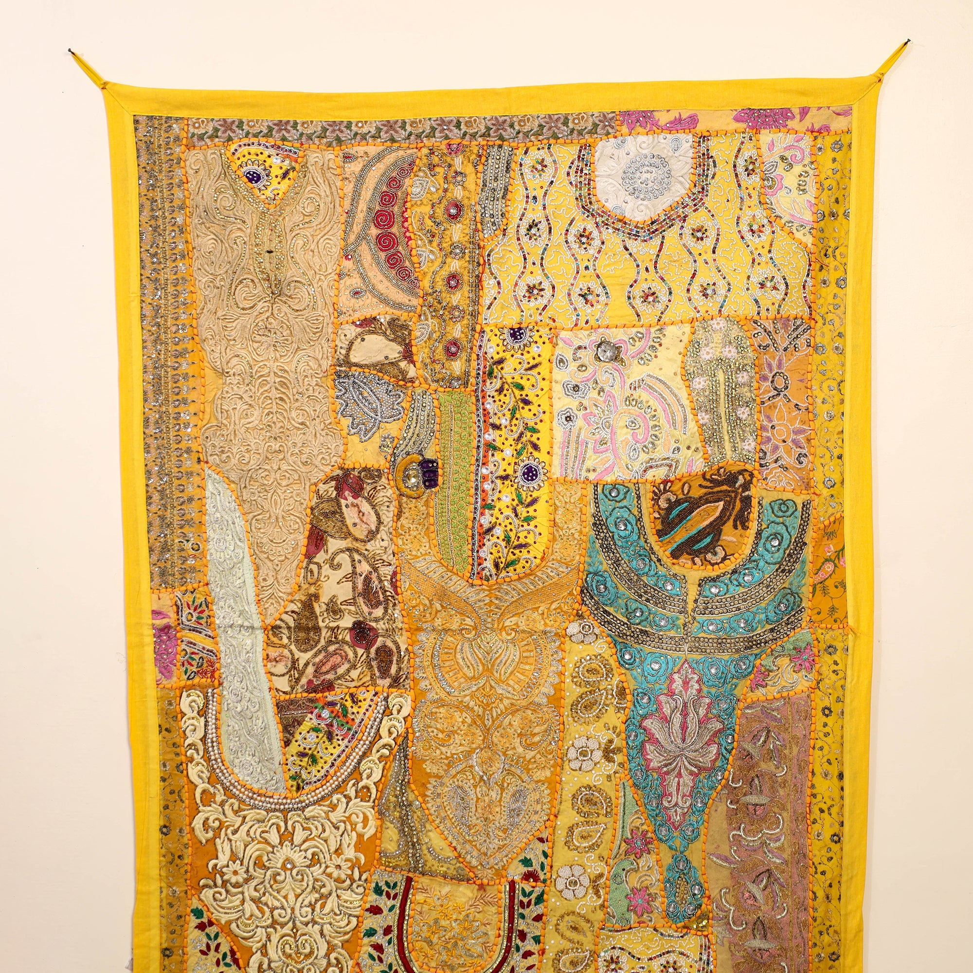 KACHCHH JI CHHAAP Banjara Beadwork Embroidery Tapestry Wall Hanging 19 - view 2