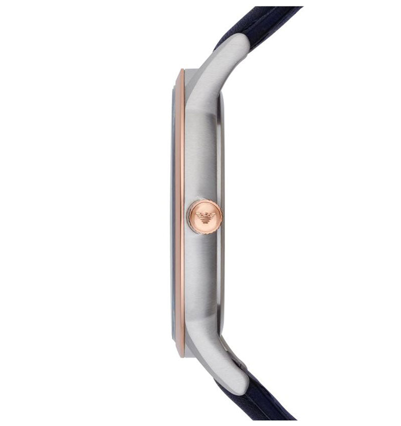 Emporio Armani Renato Blue Dial Men 43mm - view 2