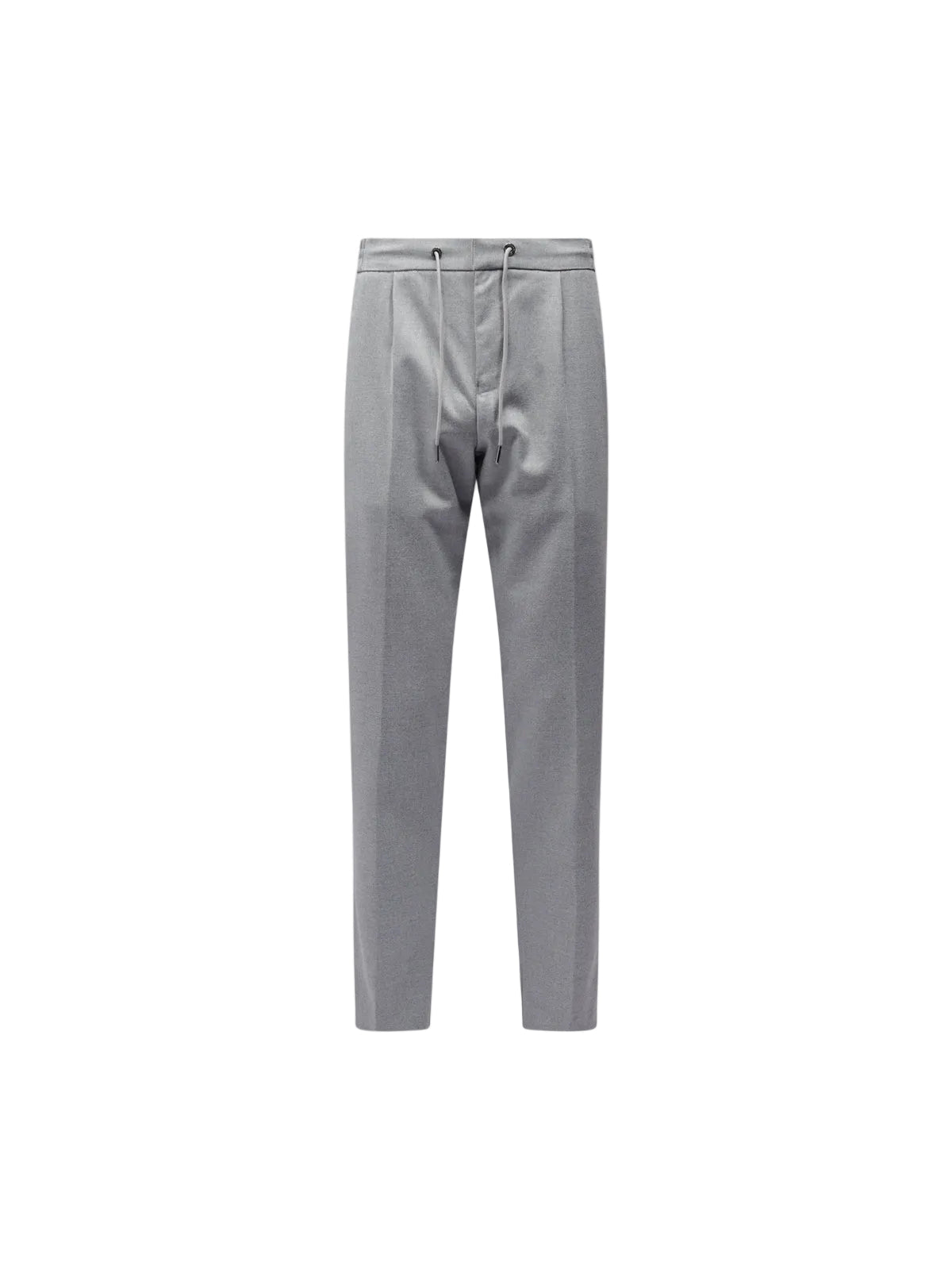 Peckham Rye Flannel Light Grey Marl Tech Drawstring Trousers