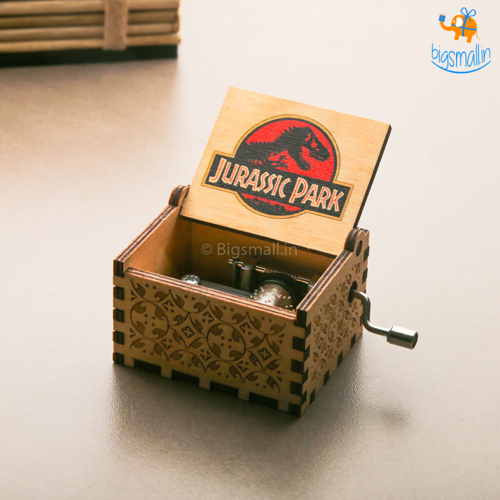AmyLi Jurassic Park Wooden Music Box - view 4