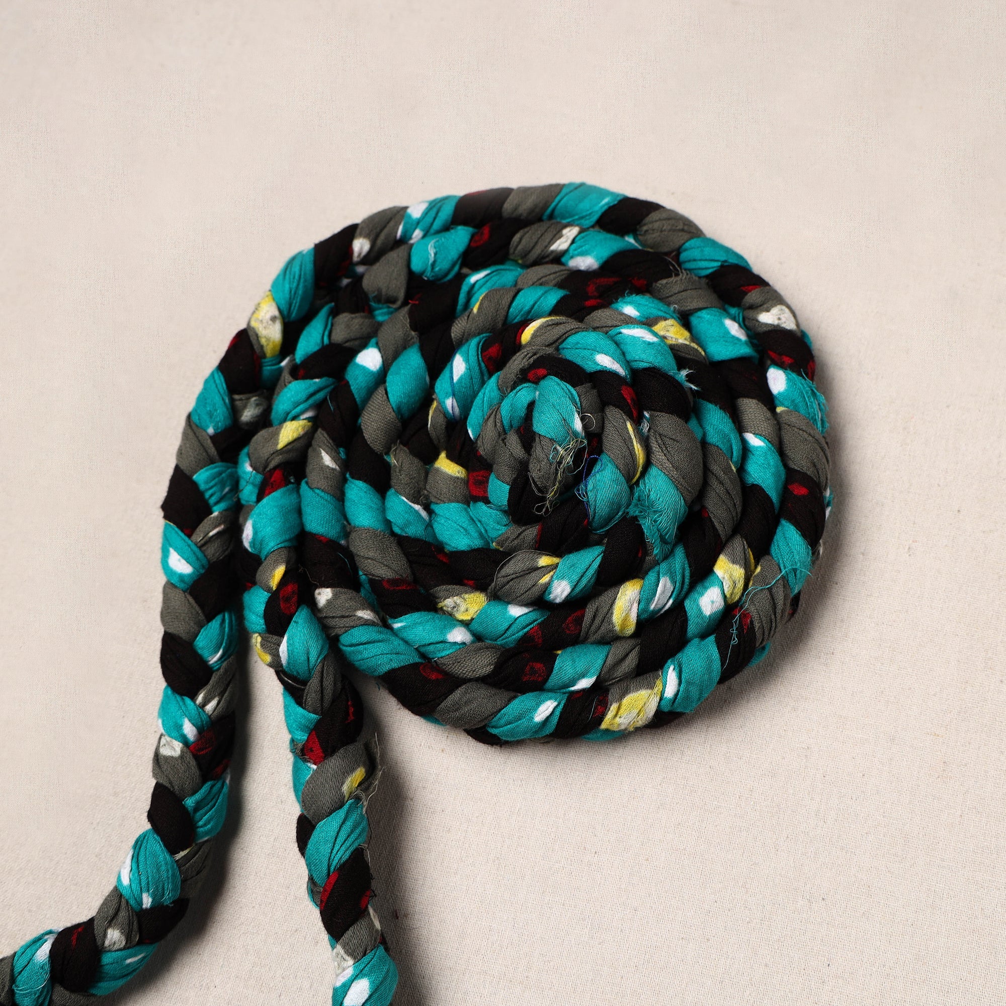 NOORI BAZAR Handmade Upcycled Fabric Skipping Rope 31 - view 2