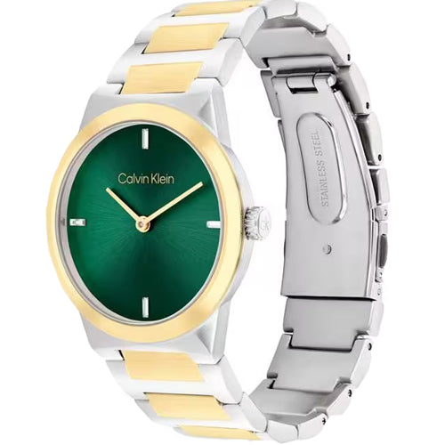 Calvin Klein Linear Elegance Green Dial Women 32mm 25100087 - view 2