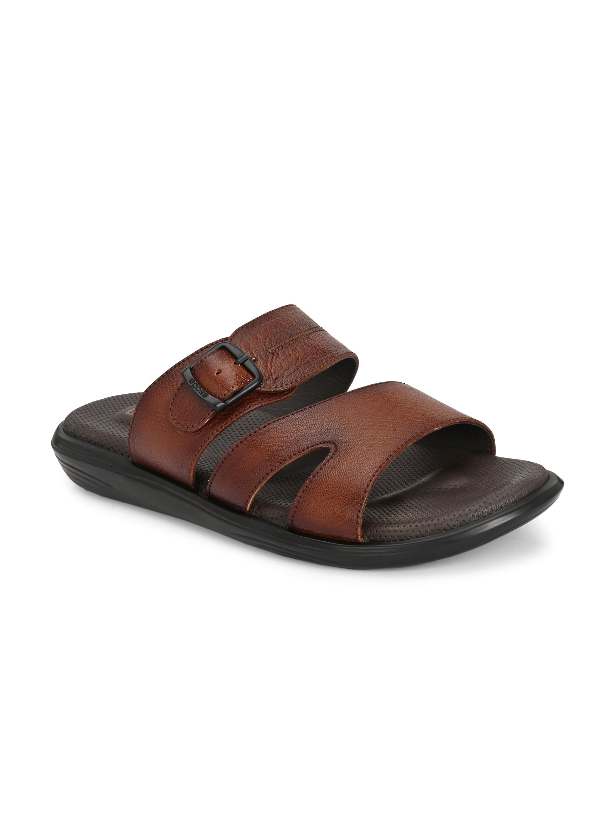Egoss Shoes Egoss Leather Slippers For Men - view 24