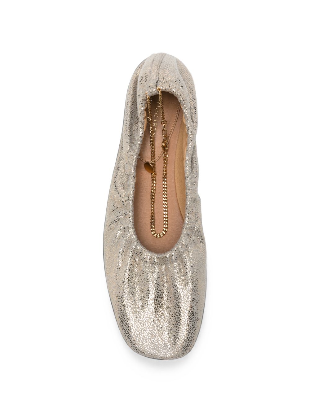 Stella McCartney Flat shoes SILVER - view 3
