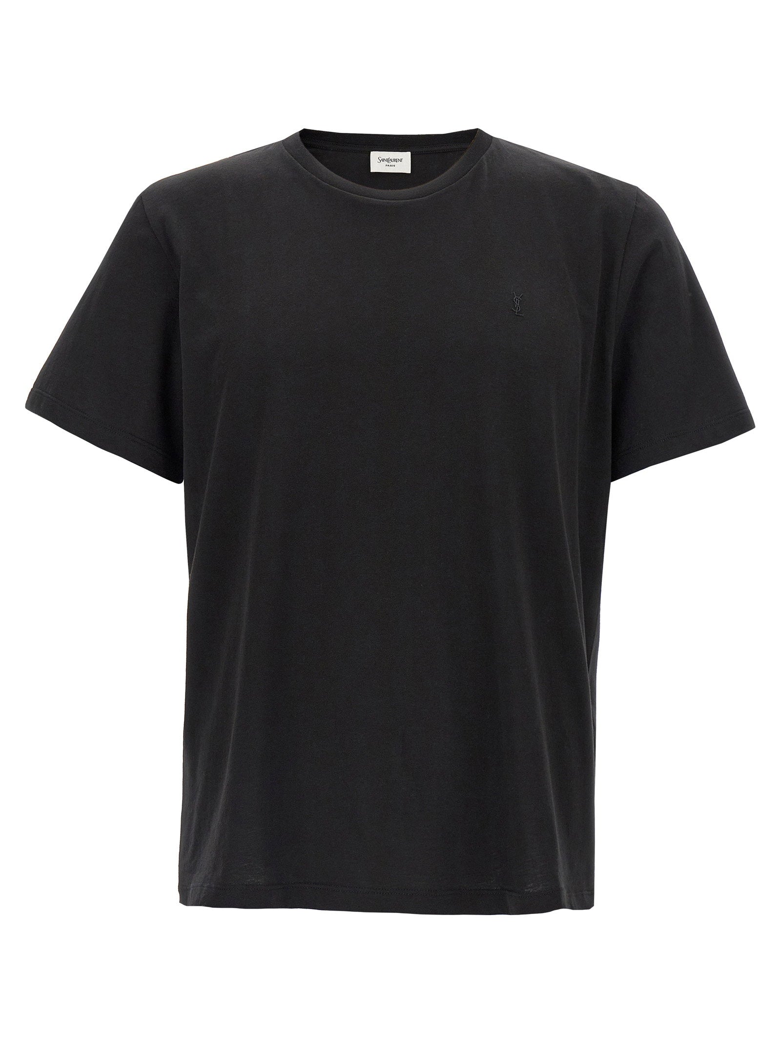 Saint Laurent Cassandre Embroidery T-shirt – 100% cotton