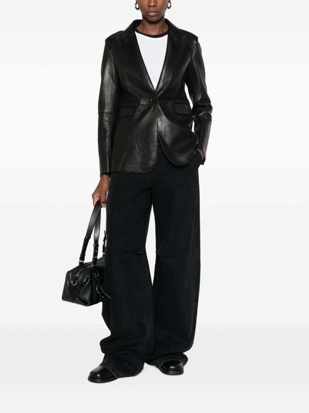 Parosh Jacket – 100% Lamb Leather - view 3