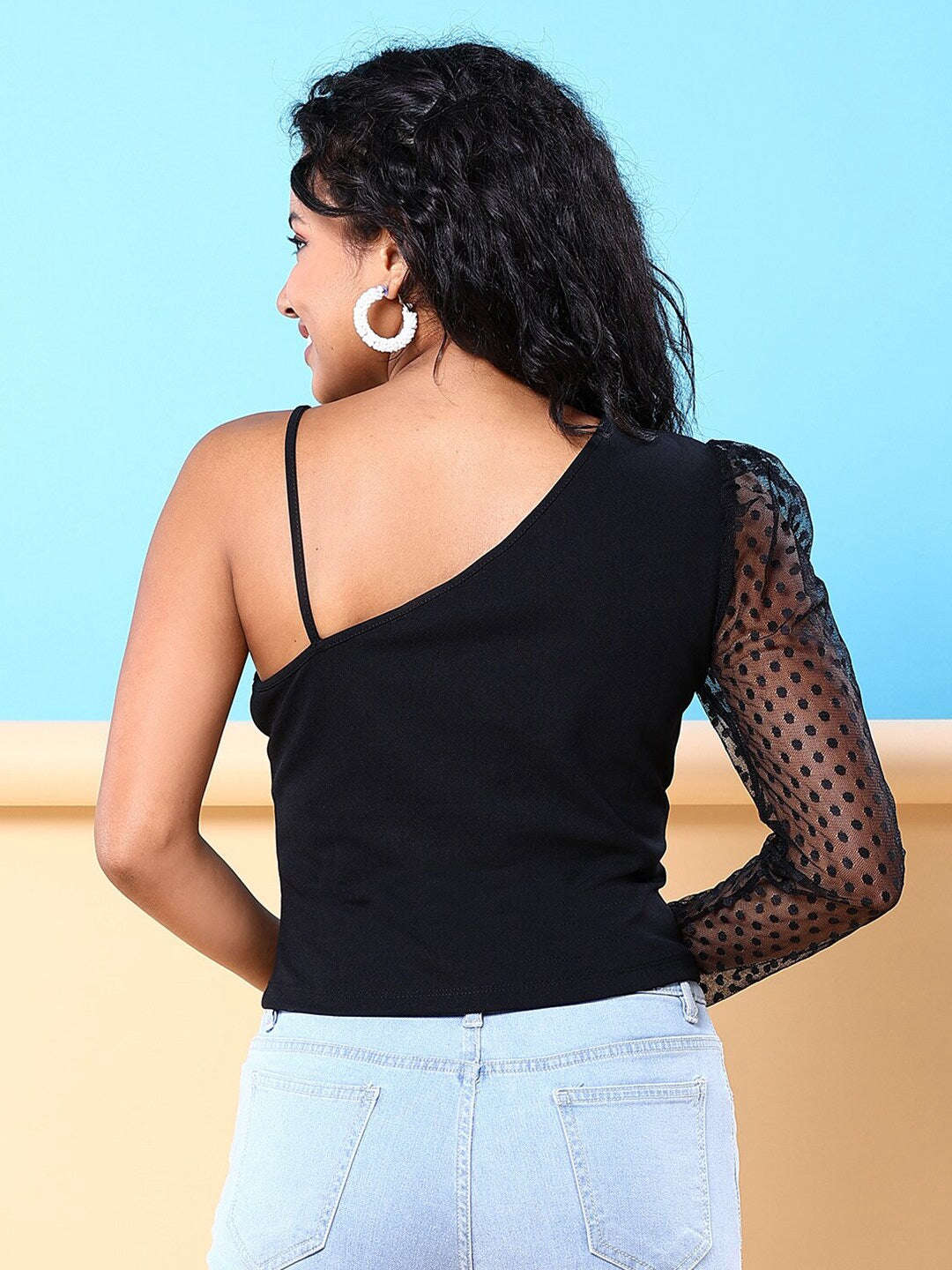 Freehand By The Indian Garage Co Women Top With Meash Sleeves - view 5