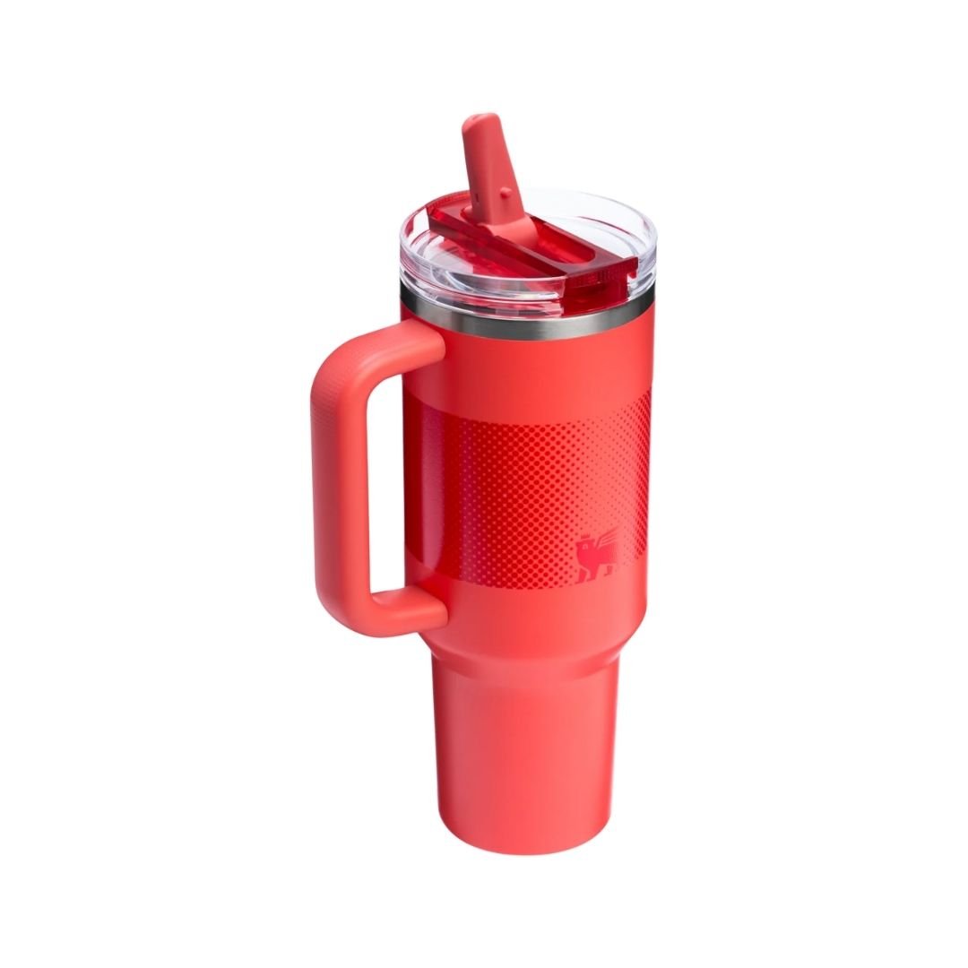 HYPE ELIXIR Stanley Quencher ProTour Flip Straw Tumbler | 40 OZ Hot Coral Fade - view 2