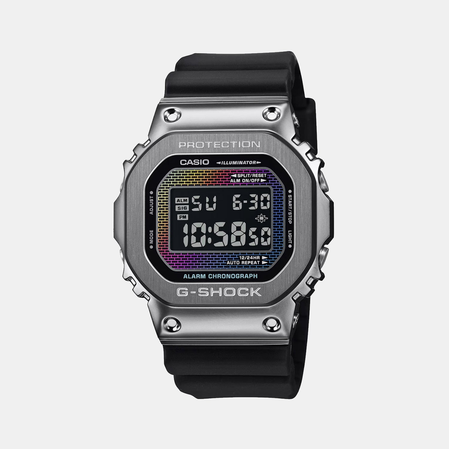 Casio G-Shock Men Quartz Multi-Colour Dial Digital Resin Watch G1593