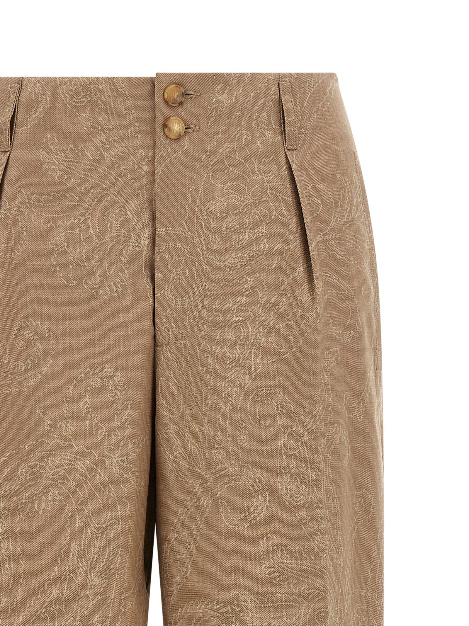 Etro Paisley Jacquard Pants – 100% wool - view 3