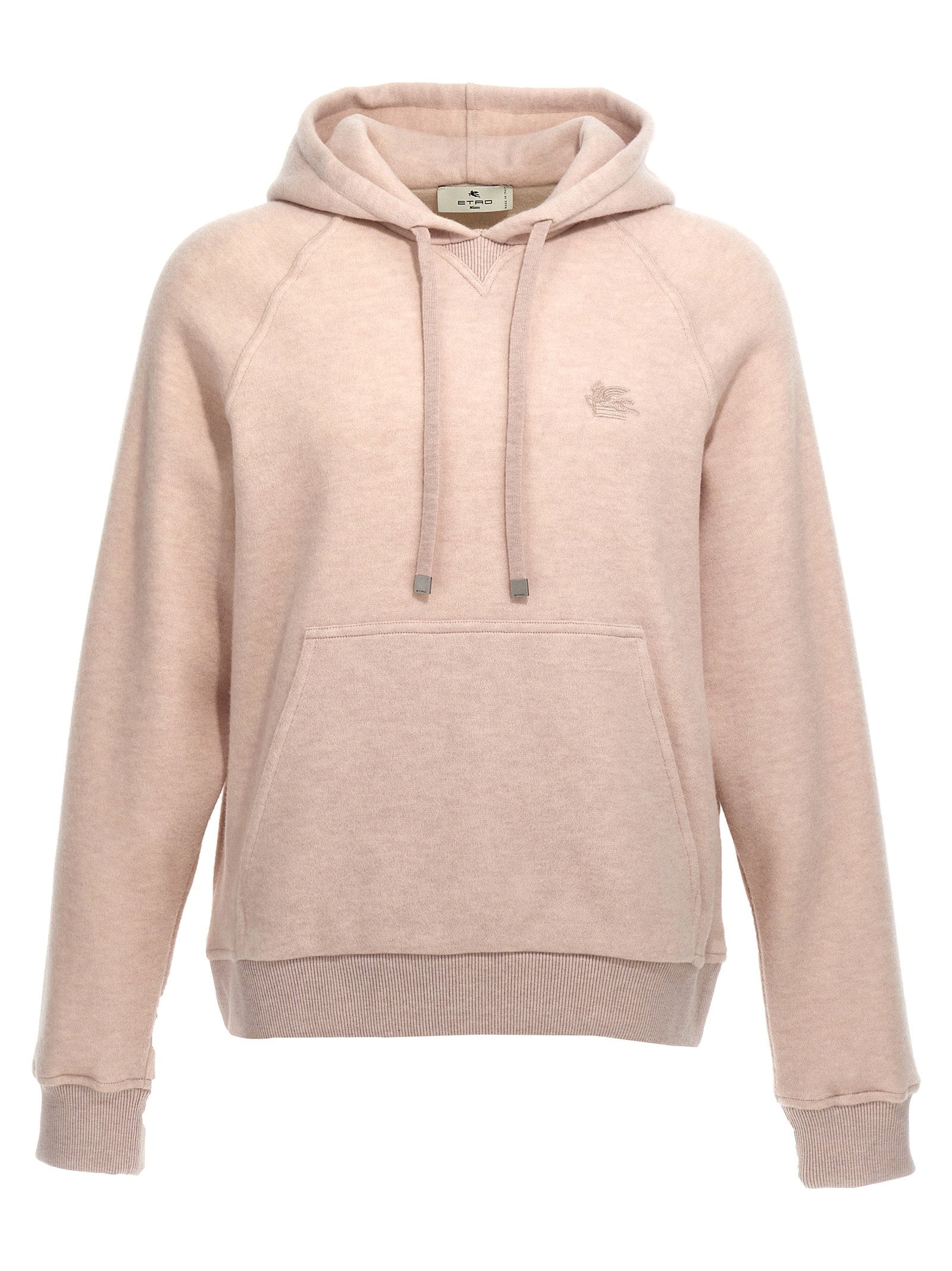 Etro Logo Embroidery Wool Hoodie – 92% wool, 8% polyamide
