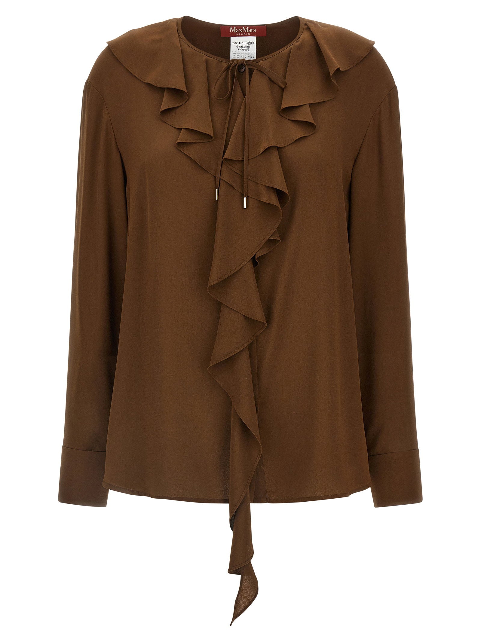 Max Mara Studio Mstepica Shirt – 100% silk