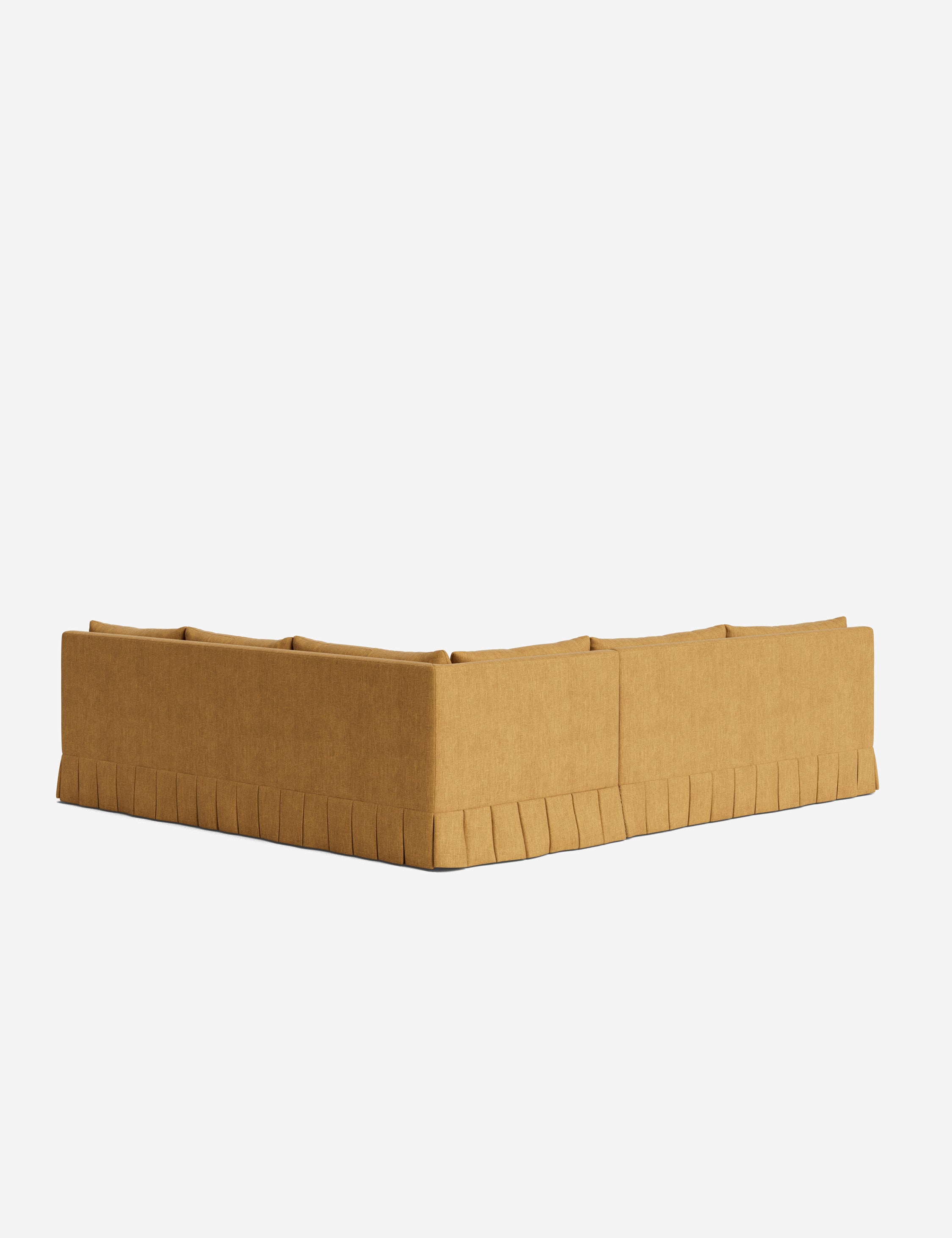 Lulu and Georgia Portola Luxe Depth Pleated Corner Sectional Sofa - view 196