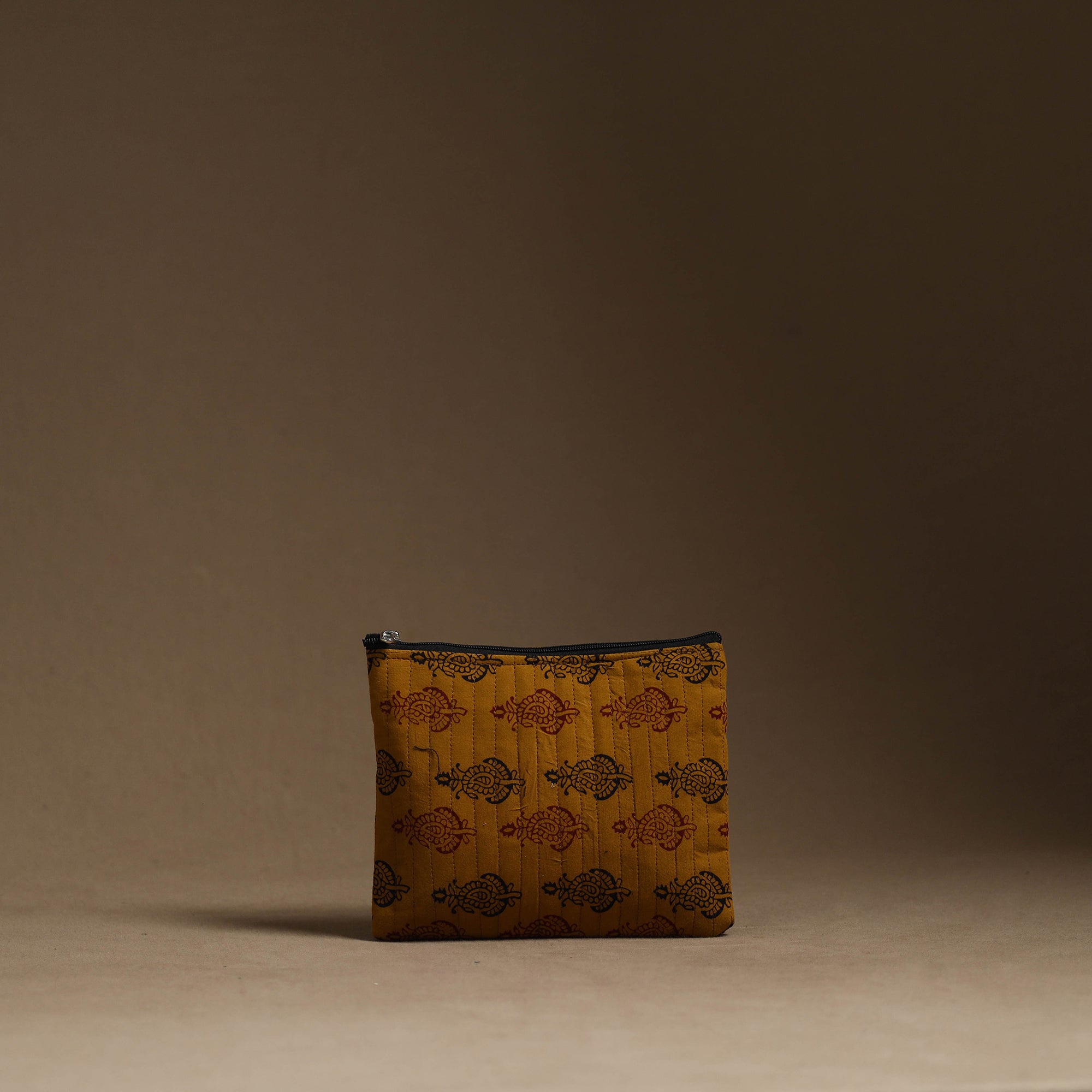 NOORI BAZAR Brown - Handmade Cotton Multipurpose Utility Pouches (set of 3) 49 - view 2