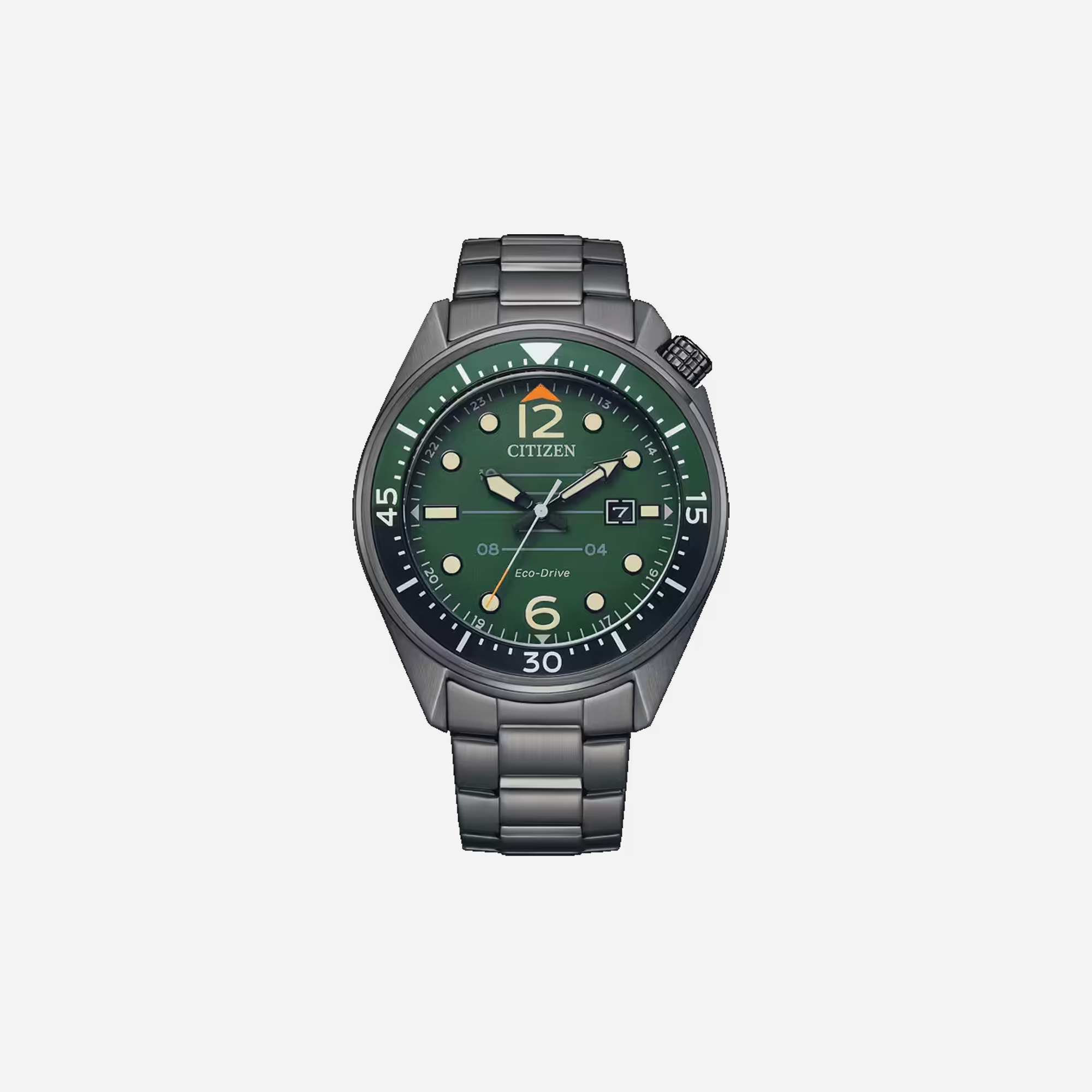 Citizen Eco-Drive Gents Watch Green Dial – Multi