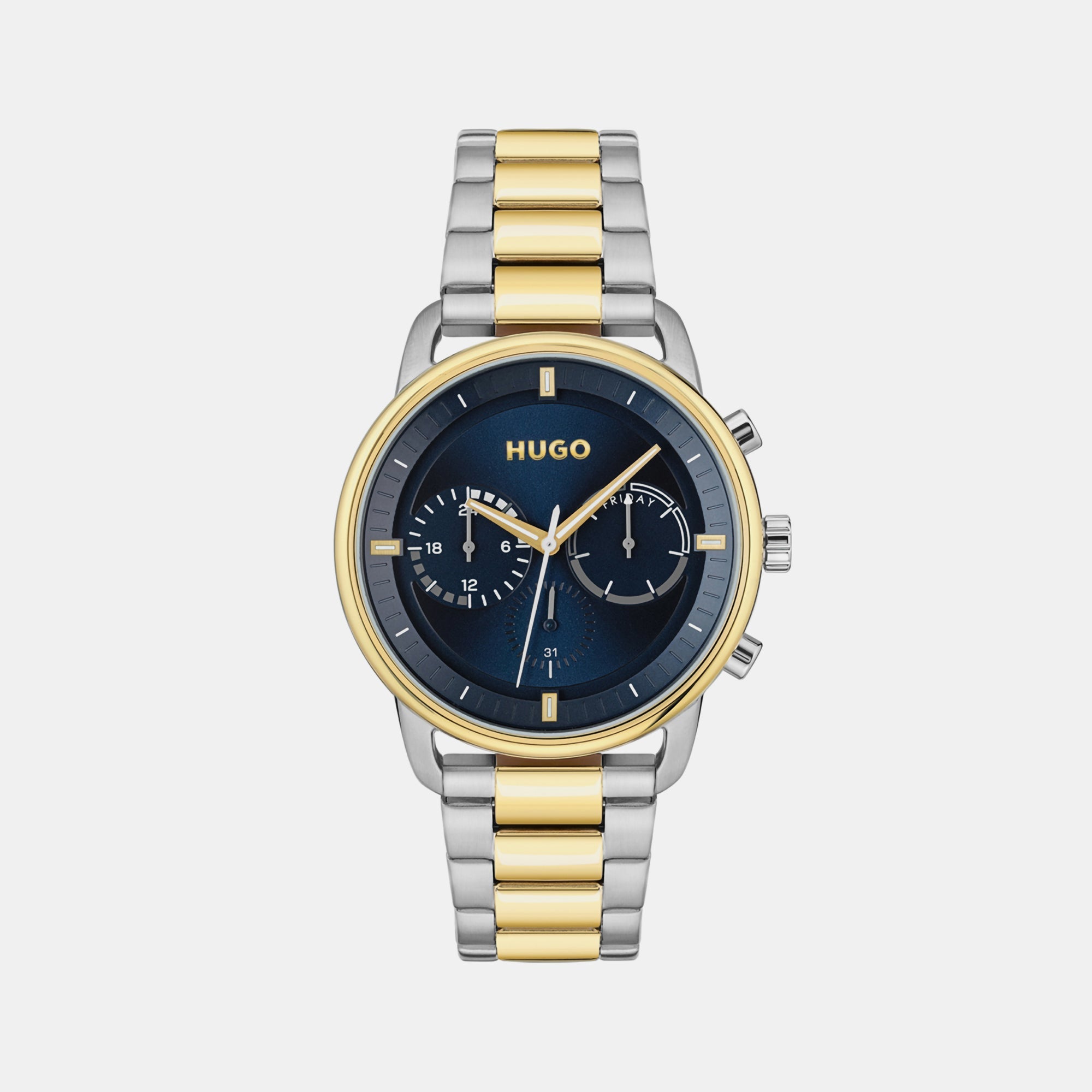 Boss Advise Men Quartz Blue Dial Chronograph Stainless Steel Watch 1530235