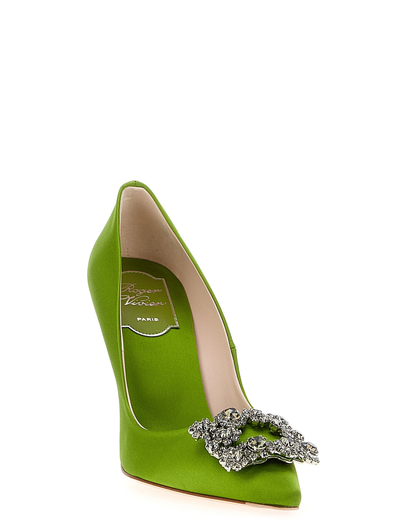 Roger Vivier Flower Strass Pumps – 68% viscose, 32% silk - view 2