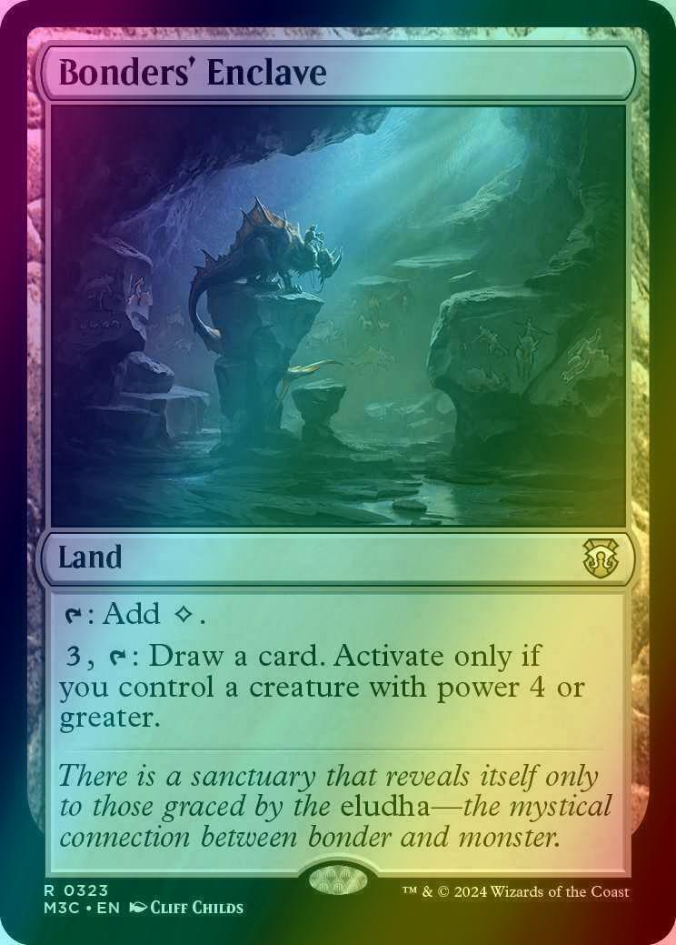 Enclave 323 modern – Magic Bonders' Enclave [323] [Modern Horizons 3: Commander] [Ripple Foil]