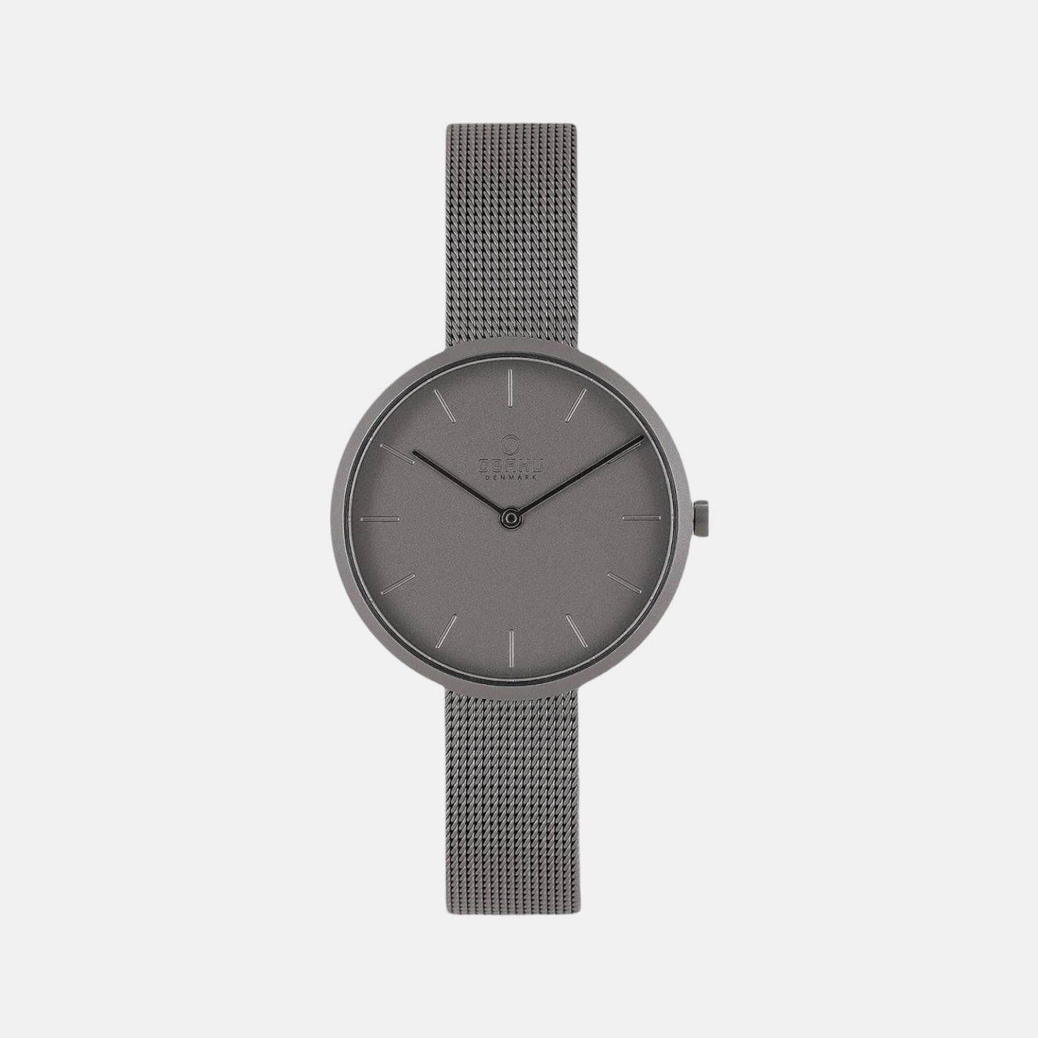 Obaku Hassel Lille Women Quartz Grey Dial Analog Stainless Steel Watch V219LXUUMU