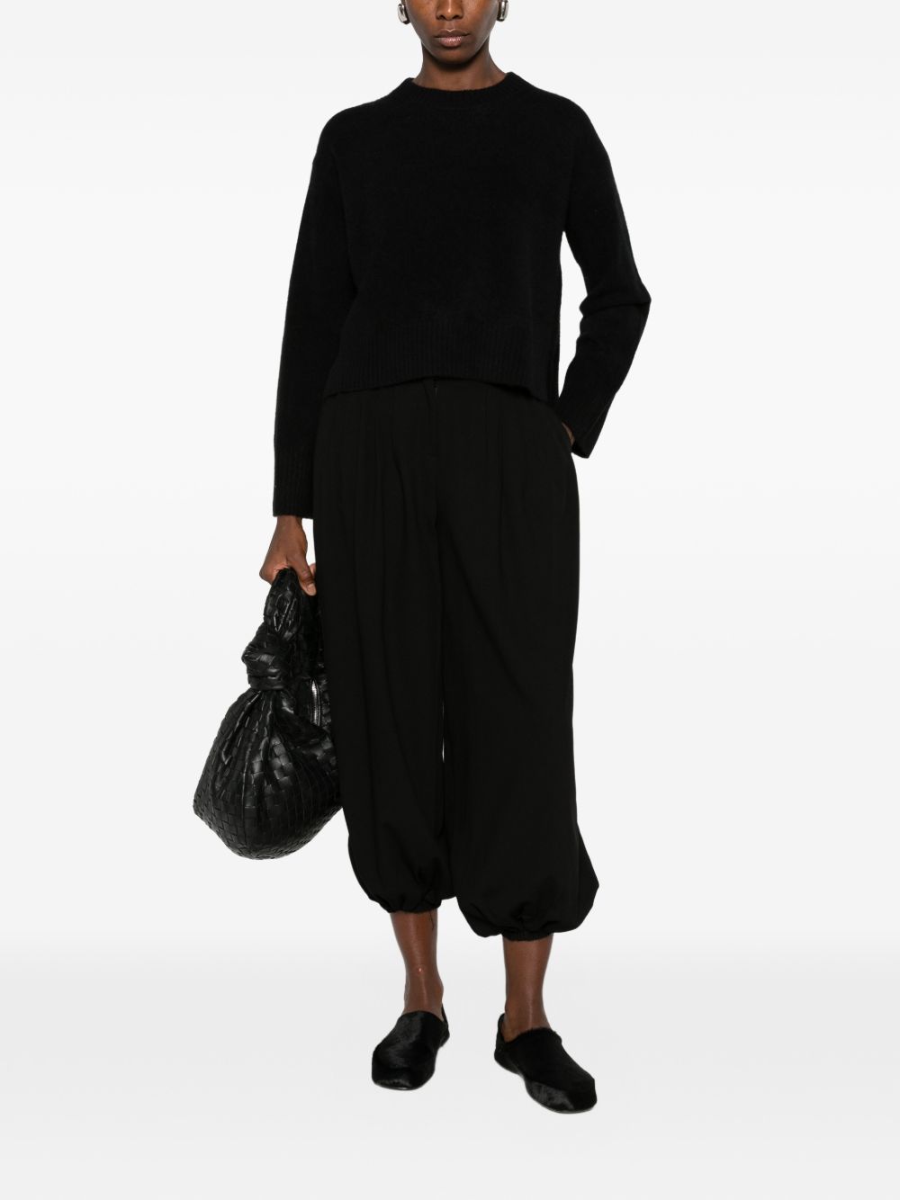 CT PLAGE Sweaters BLACK – 100% Wool - view 5
