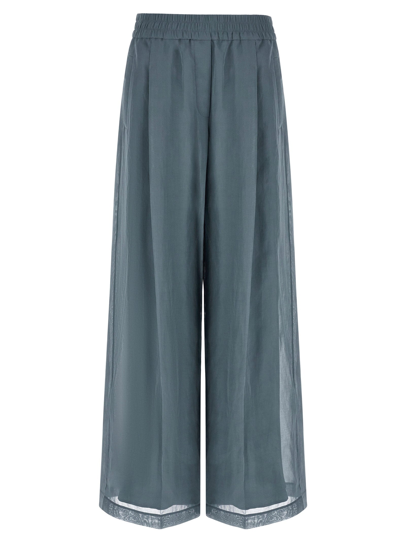 Brunello Cucinelli Loose Track Pants – 100% cotton
