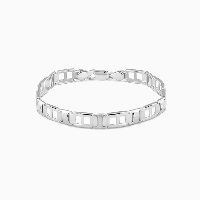 GIVA Jewellery Silver Primera Bracelet For Him