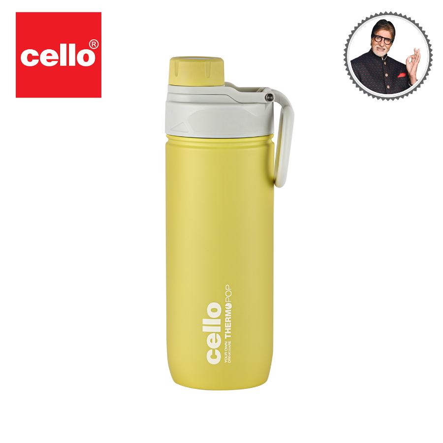 Cello Pop Hot & Cold Stainless Steel Kids Water Bottle, 600ml - view 65