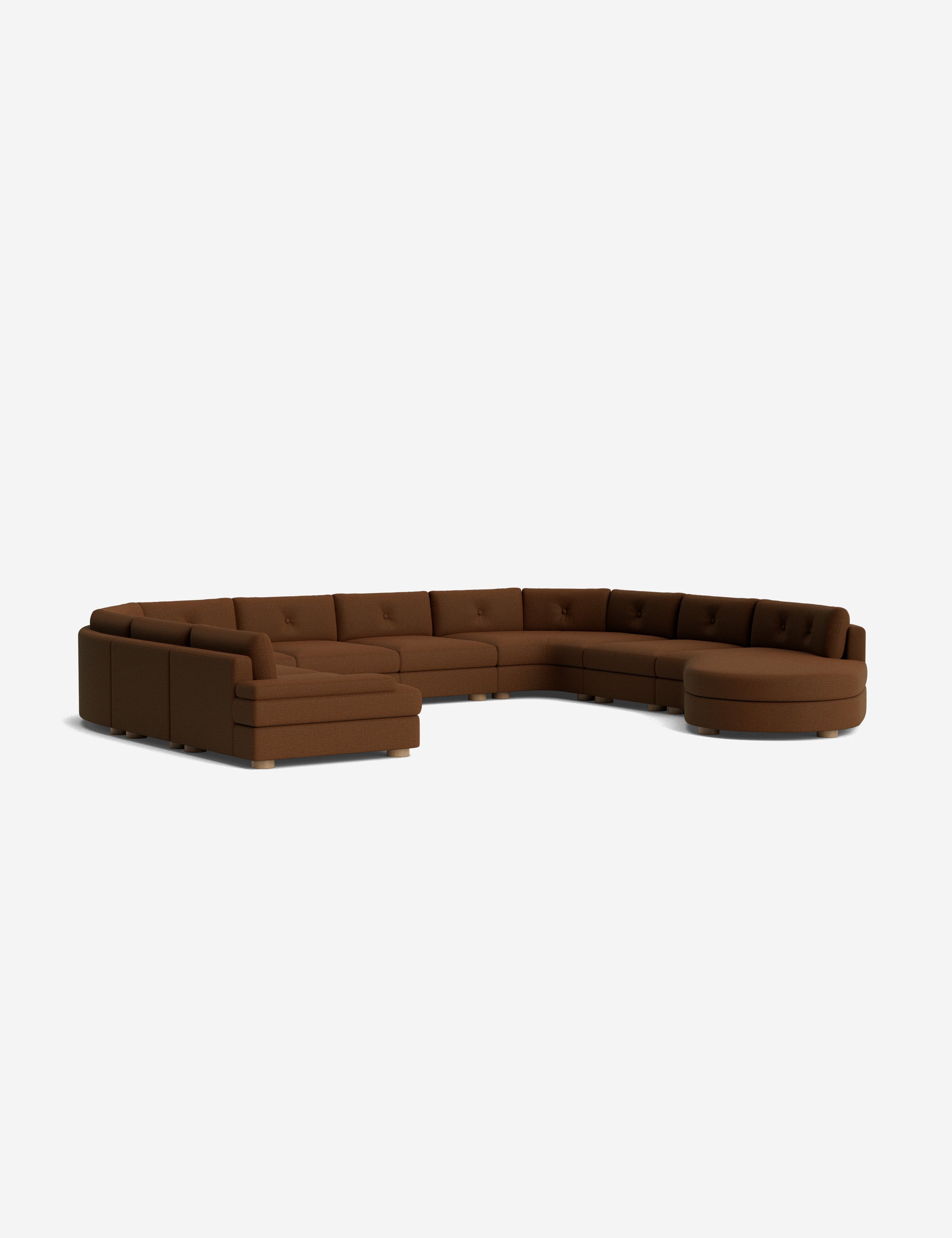 Lulu and Georgia Hill Modular U-Shaped Sectional Sofa - view 29
