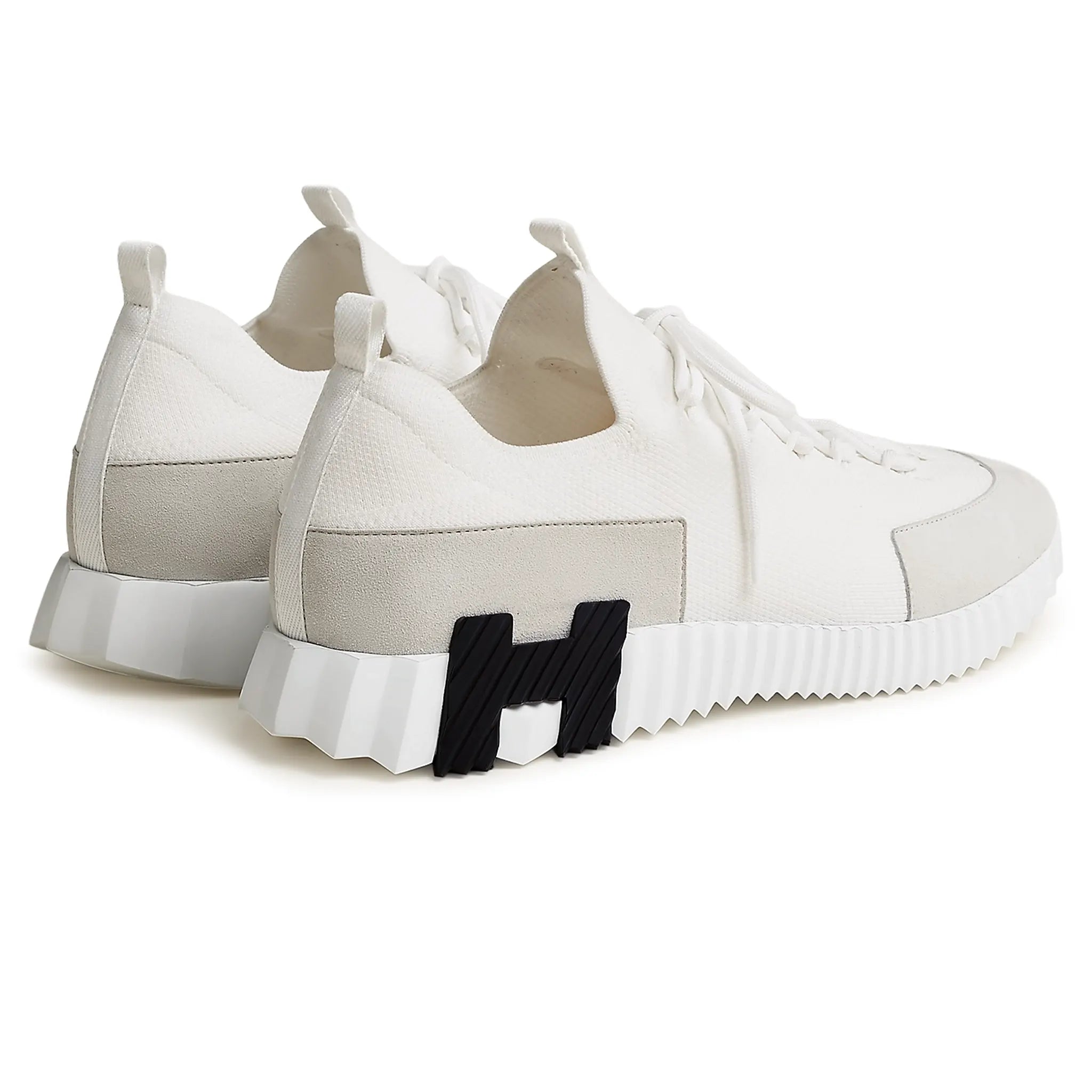 Hermès Paris Lift Slip-On White Sneaker - view 2