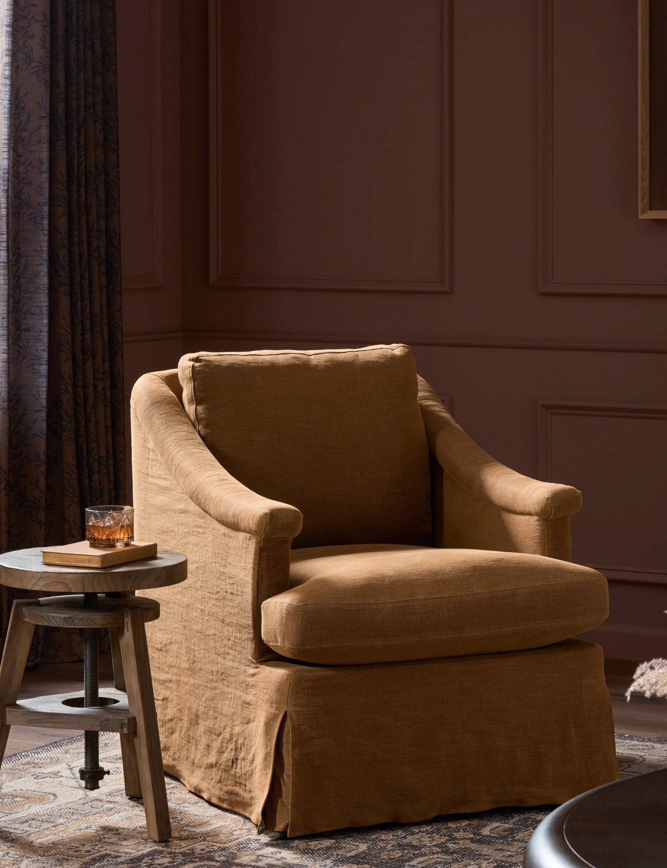 Lulu and Georgia Joplin Swivel Chair by Amber Lewis x Four Hands - view 2
