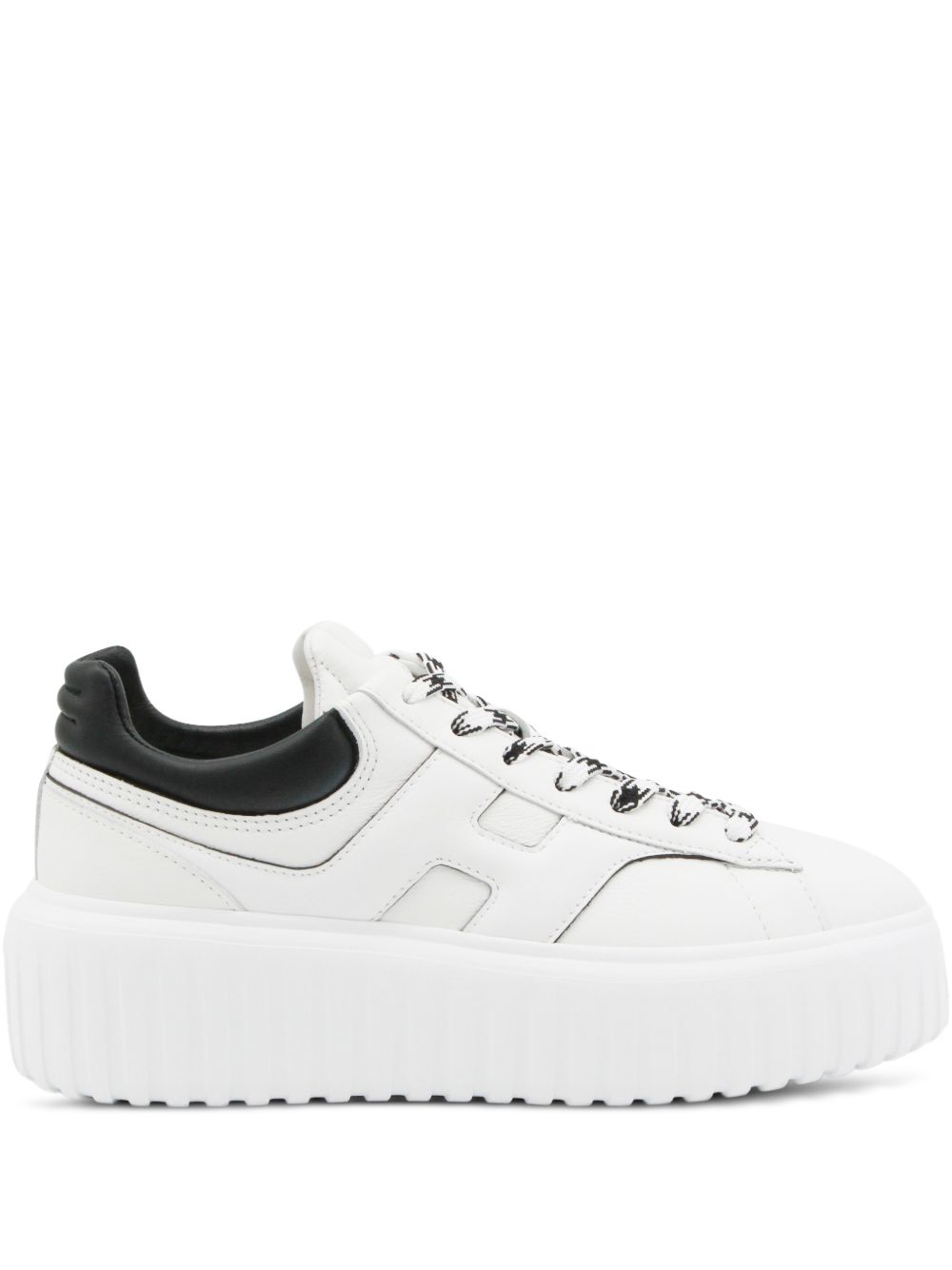 Hogan H-Stripes platform sneakers – Outer: Leather 100%