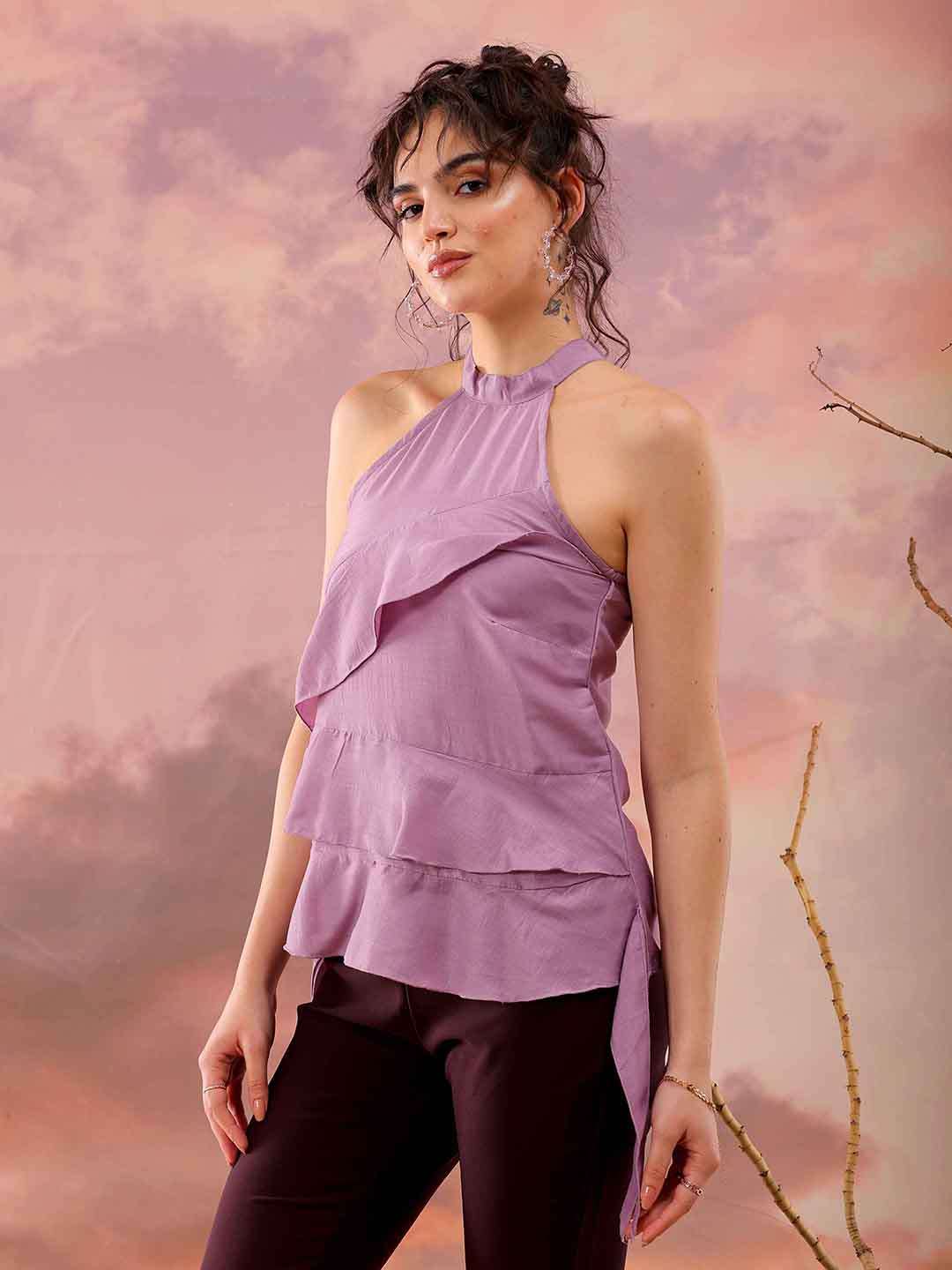Freehand by The Indian Garage Co Women Solid Top - view 4