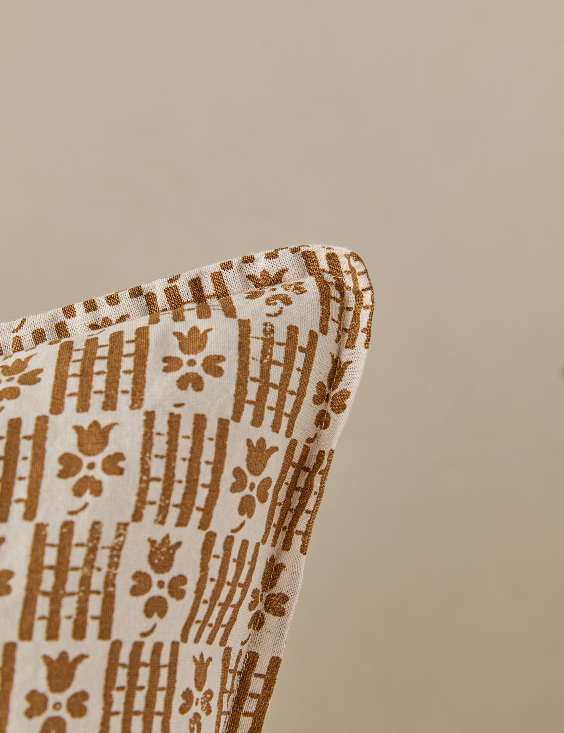 Lulu and Georgia Hedra Linen Cotton Sham – Marigold - view 7