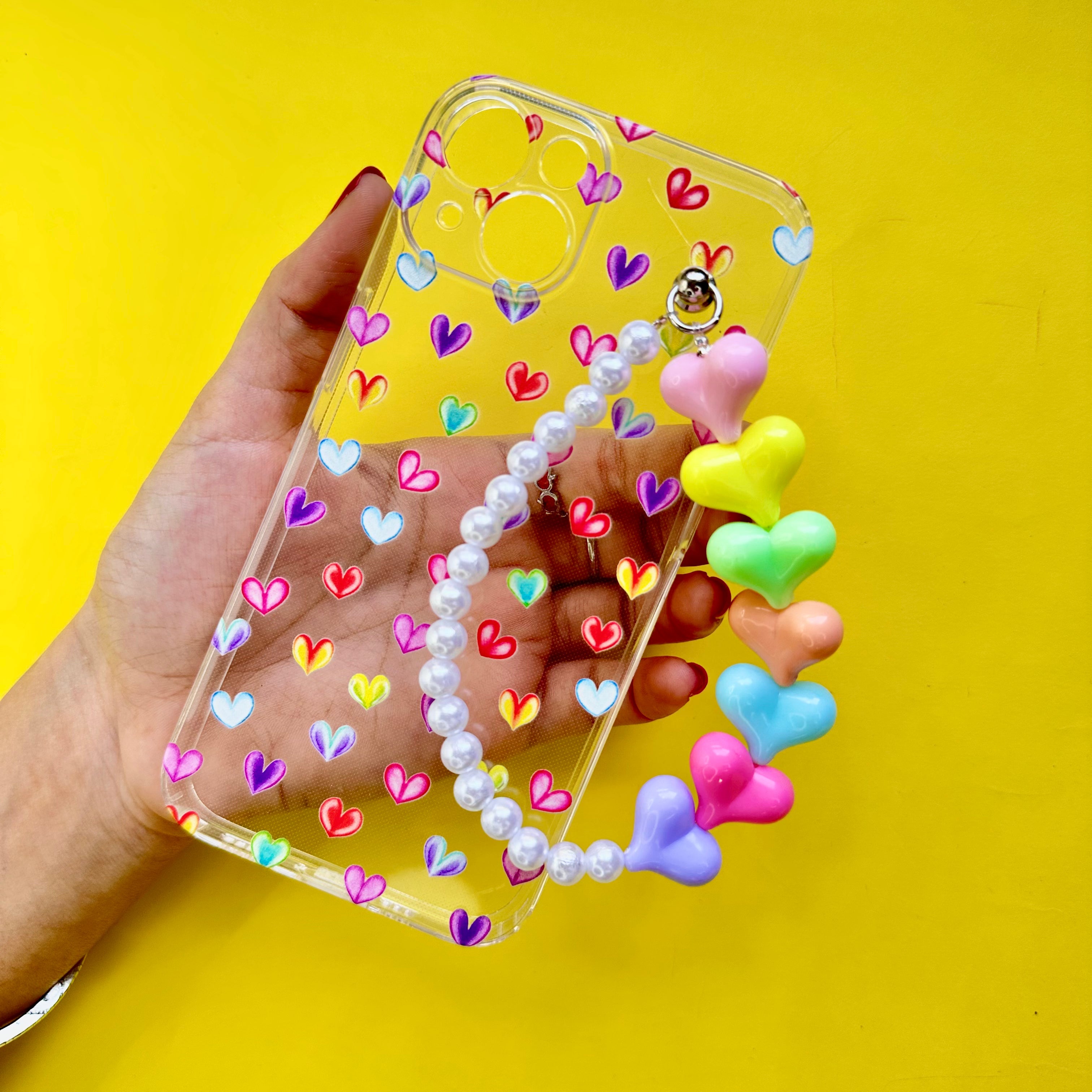 Casebasket Love Zap Heart Fall Chain Silicon Phone Case