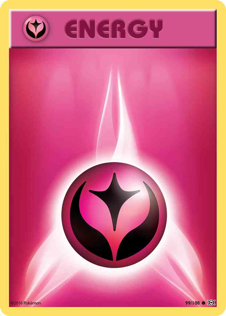 Pokémon Basic Fairy Energy - 99/108 - Common [xy12-99] [Reverse Holo]