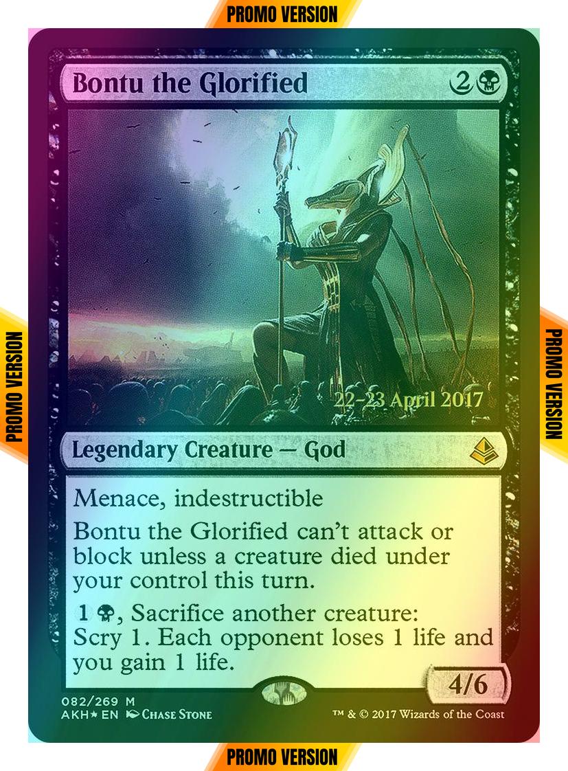 Magic Bontu the Glorified [82s] [Amonkhet Promos] [Foil]